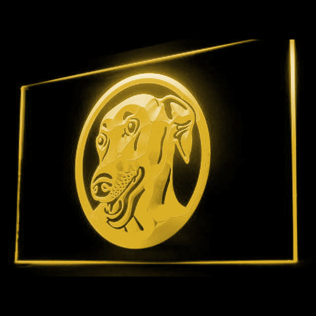 210032 Greyhound Pets Shop Home Decor Open Display illuminated Night Light Neon Sign 16 Color By Remote