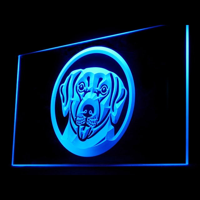 210034 Labrador Retriever Pets Shop Home Decor Open Display illuminated Night Light Neon Sign 16 Color By Remote