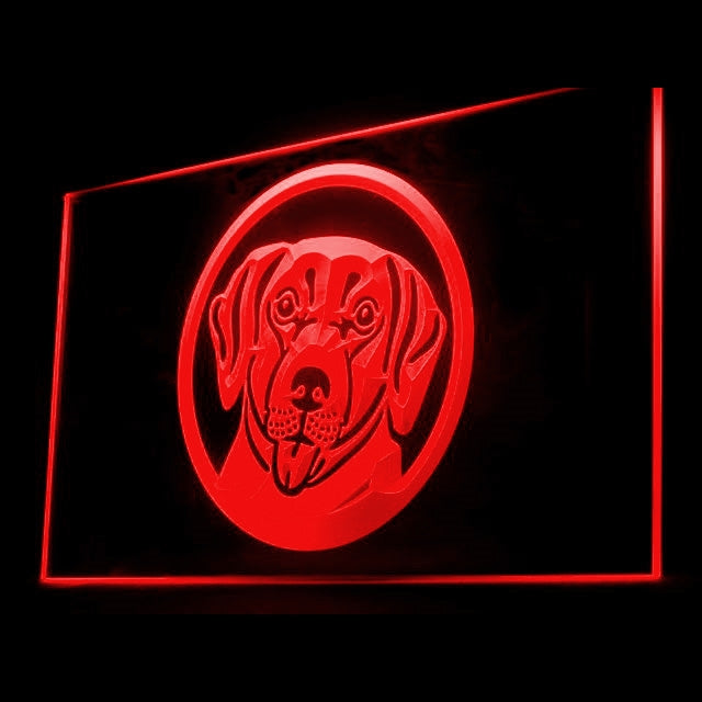 210034 Labrador Retriever Pets Shop Home Decor Open Display illuminated Night Light Neon Sign 16 Color By Remote
