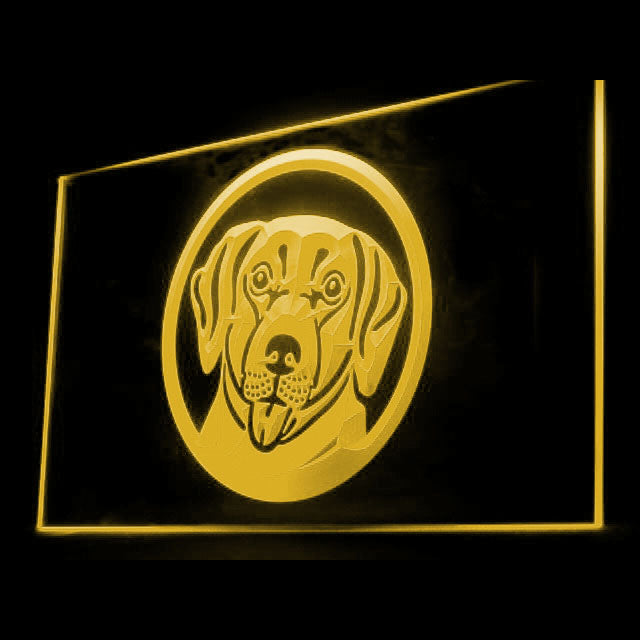 210034 Labrador Retriever Pets Shop Home Decor Open Display illuminated Night Light Neon Sign 16 Color By Remote