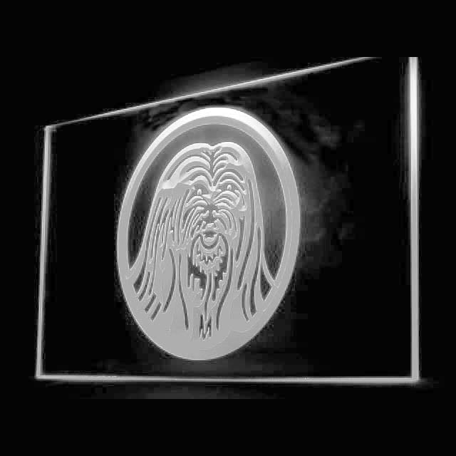 210035 Lhasa Apso Pets Shop Home Decor Open Display illuminated Night Light Neon Sign 16 Color By Remote