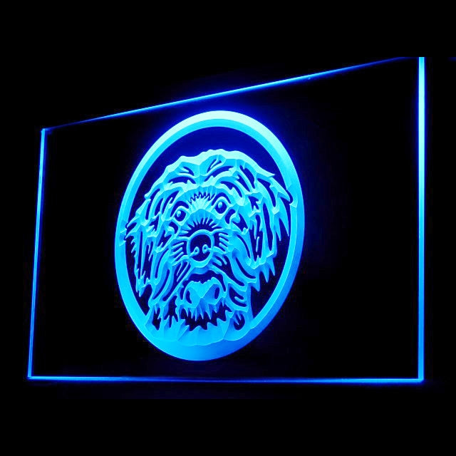 210037 Mongrel Pets Shop Home Decor Open Display illuminated Night Light Neon Sign 16 Color By Remote