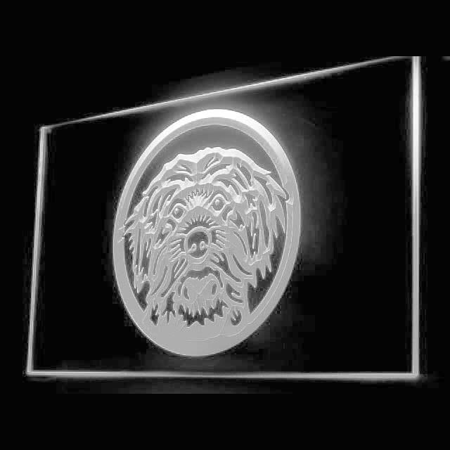 210037 Mongrel Pets Shop Home Decor Open Display illuminated Night Light Neon Sign 16 Color By Remote