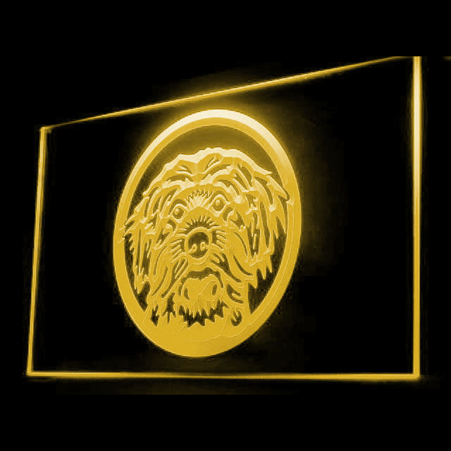 210037 Mongrel Pets Shop Home Decor Open Display illuminated Night Light Neon Sign 16 Color By Remote