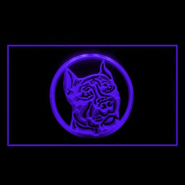 210039 Pit Bull Pets Shop Home Decor Open Display illuminated Night Light Neon Sign 16 Color By Remote