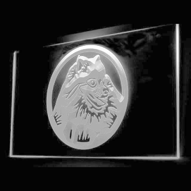 210041 Pomeranian Pets Shop Home Decor Open Display illuminated Night Light Neon Sign 16 Color By Remote