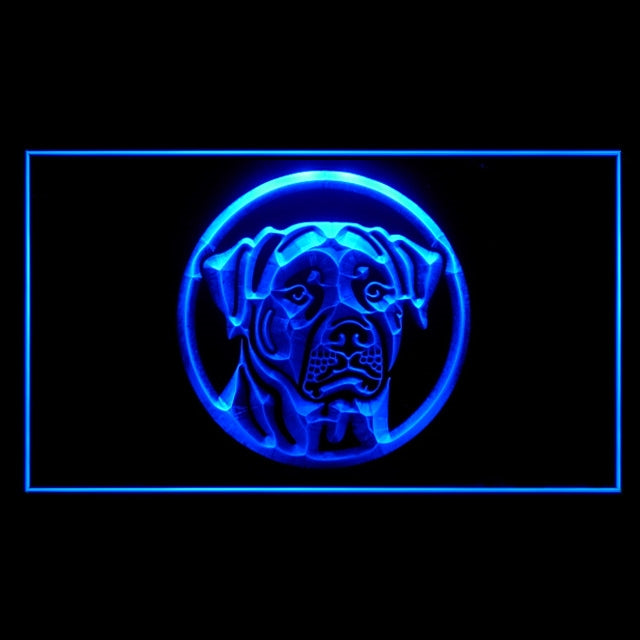 210045 Rottweiler Pets Shop Home Decor Open Display illuminated Night Light Neon Sign 16 Color By Remote