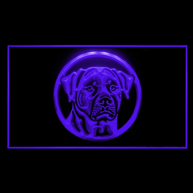 210045 Rottweiler Pets Shop Home Decor Open Display illuminated Night Light Neon Sign 16 Color By Remote