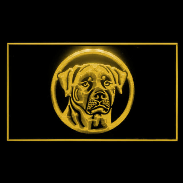 210045 Rottweiler Pets Shop Home Decor Open Display illuminated Night Light Neon Sign 16 Color By Remote