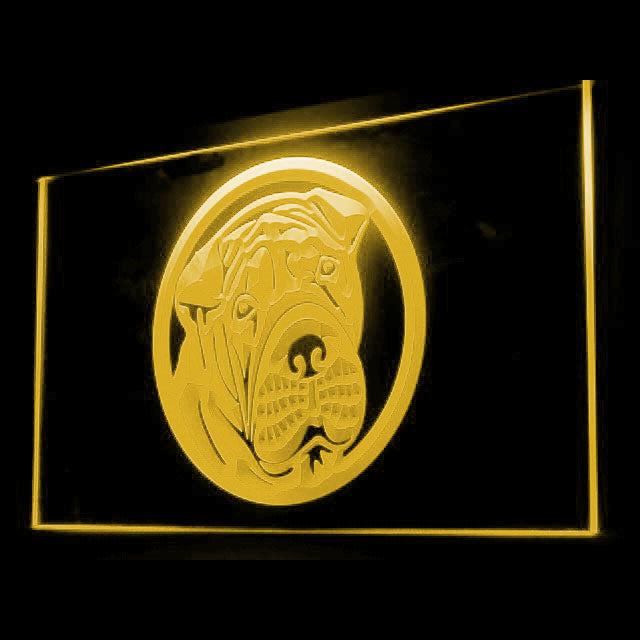 210050 Shar Pei Pets Shop Home Decor Open Display illuminated Night Light Neon Sign 16 Color By Remote