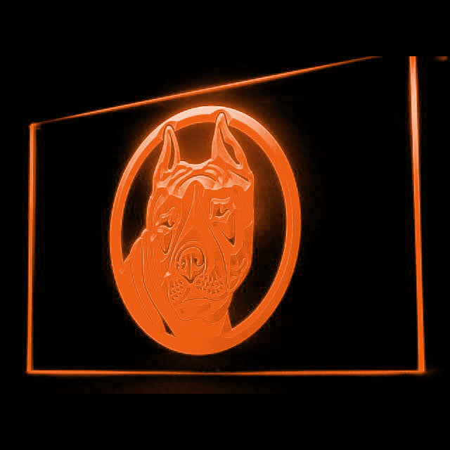 210053 Staffordshire Bull Terrier Pets Home Decor Open Display illuminated Night Light Neon Sign 16 Color By Remote