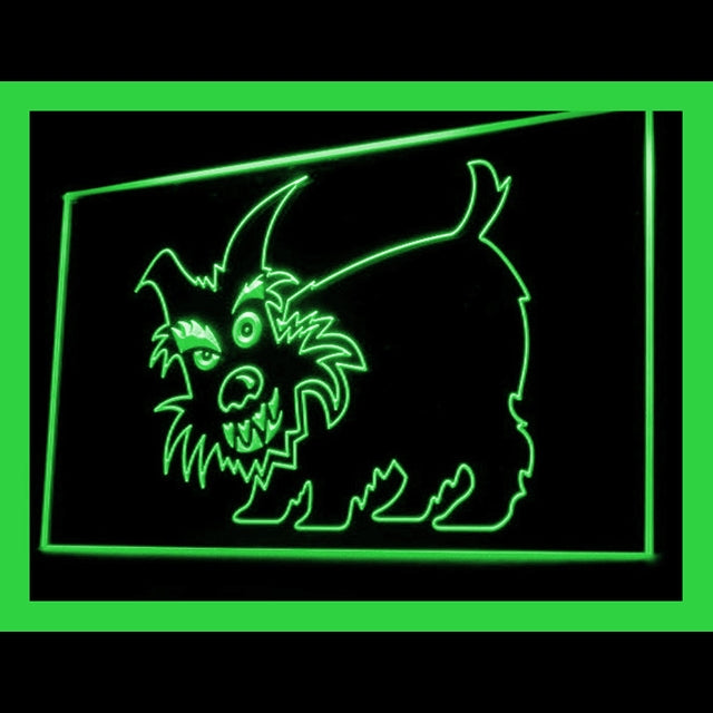210075 Scottie Pets Shop Home Decor Open Display illuminated Night Light Neon Sign 16 Color By Remote