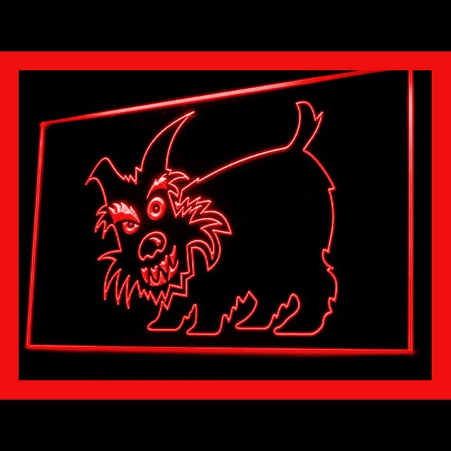 210075 Scottie Pets Shop Home Decor Open Display illuminated Night Light Neon Sign 16 Color By Remote