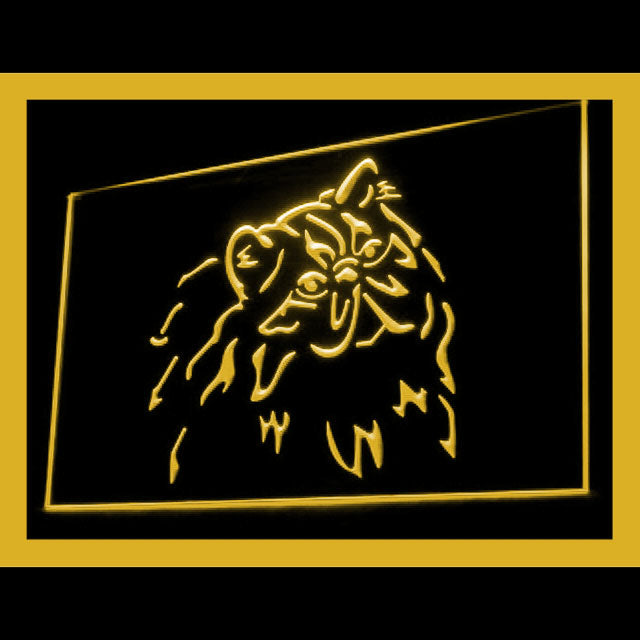 210084 Persian Cat Pets Shop Home Decor Open Display illuminated Night Light Neon Sign 16 Color By Remote