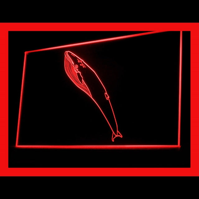 210131 Blue Whale Home Decor Diving Shop Home Decor Open Display illuminated Night Light Neon Sign 16 Color By Remote