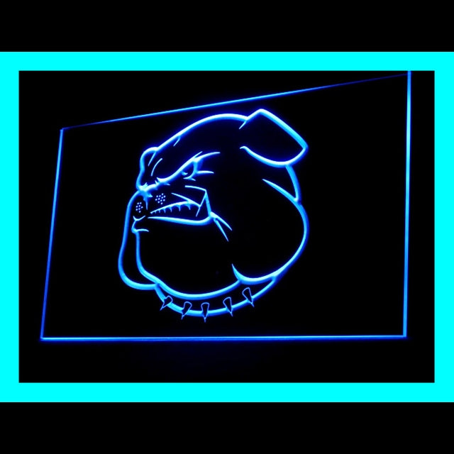 210138 Bulldog Pets Store Shop Home Decor Open Display illuminated Night Light Neon Sign 16 Color By Remote