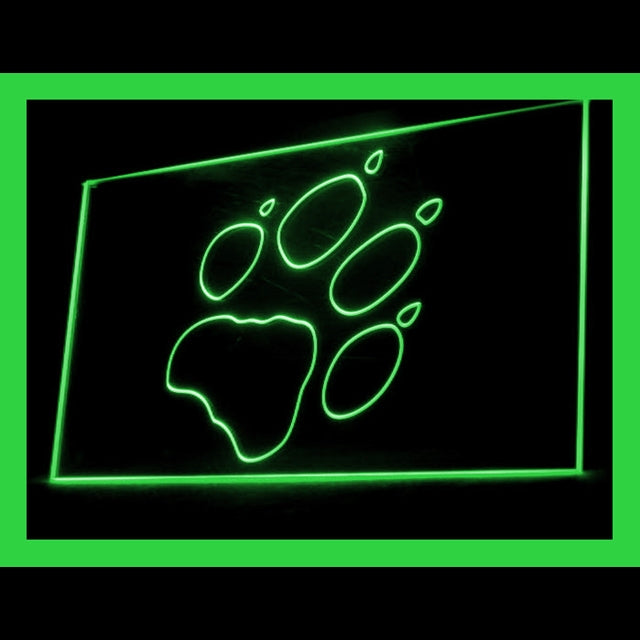 210152 Beware Bear Home Decor Hunting Shop Home Decor Open Display illuminated Night Light Neon Sign 16 Color By Remote