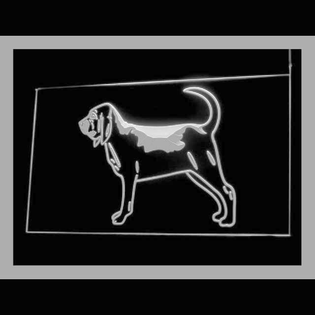 210154 Bloodhound Pets Shop Home Decor Open Display illuminated Night Light Neon Sign 16 Color By Remote