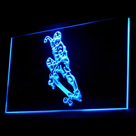 230025 Skateboarding Sports Shop Home Decor Open Display illuminated Night Light Neon Sign 16 Color By Remote