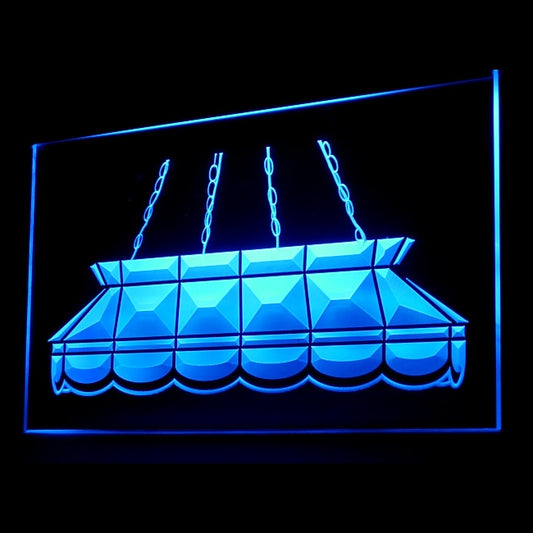 230034 Billiard Room Game Sports Shop Home Decor Open Display illuminated Night Light Neon Sign 16 Color By Remote