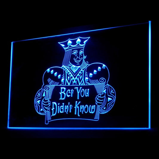 230049 Bet You Didn't Know Game Shop Home Decor Open Display illuminated Night Light Neon Sign 16 Color By Remote