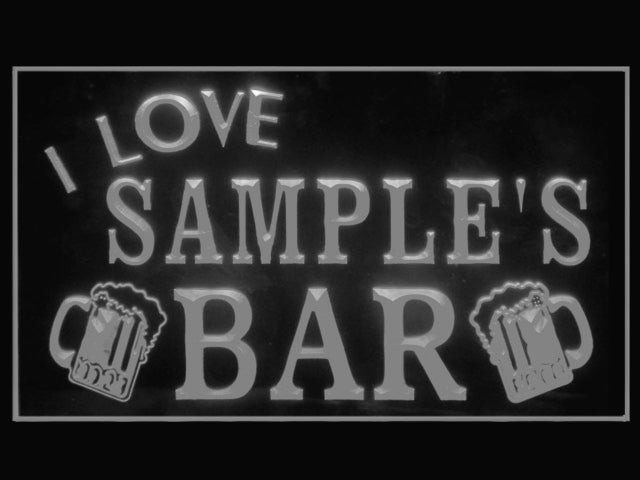270024 I Love Bar Home Decor Open Display illuminated Night Light Personalized Custom Neon Sign 16 Color By Remote