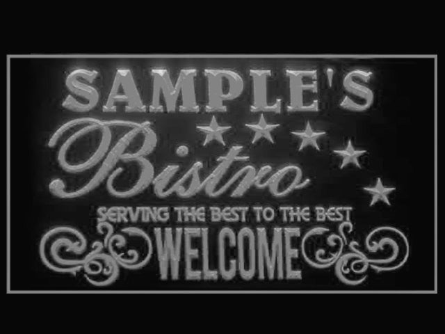 270026 Bistro Restaurant Home Decor Open Display illuminated Night Light Personalized Custom Neon Sign 16 Color By Remote