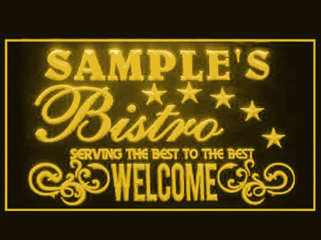270026 Bistro Restaurant Home Decor Open Display illuminated Night Light Personalized Custom Neon Sign 16 Color By Remote