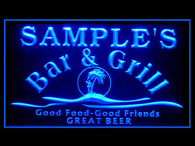 270032 Bar & Grill Restaurant Home Decor Open Display illuminated Night Light Personalized Custom Neon Sign 16 Color By Remote