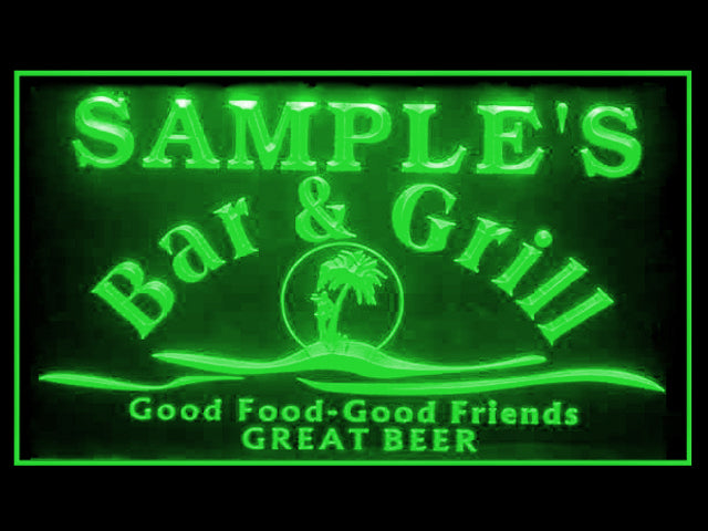 270032 Bar & Grill Restaurant Home Decor Open Display illuminated Night Light Personalized Custom Neon Sign 16 Color By Remote