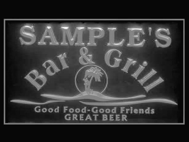 270032 Bar & Grill Restaurant Home Decor Open Display illuminated Night Light Personalized Custom Neon Sign 16 Color By Remote