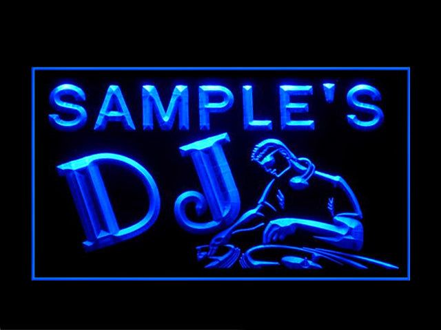 270061 DJ Disc Jockey Home Decor Open Display illuminated Night Light Personalized Custom Neon Sign 16 Color By Remote