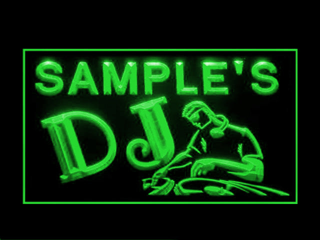 270061 DJ Disc Jockey Home Decor Open Display illuminated Night Light Personalized Custom Neon Sign 16 Color By Remote