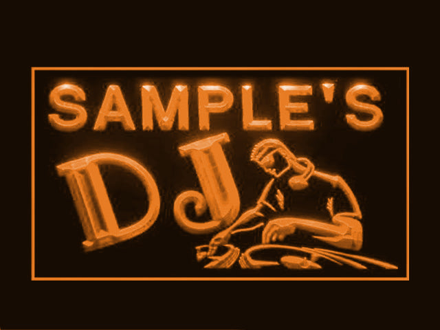 270061 DJ Disc Jockey Home Decor Open Display illuminated Night Light Personalized Custom Neon Sign 16 Color By Remote
