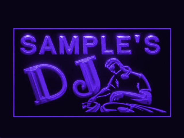 270061 DJ Disc Jockey Home Decor Open Display illuminated Night Light Personalized Custom Neon Sign 16 Color By Remote
