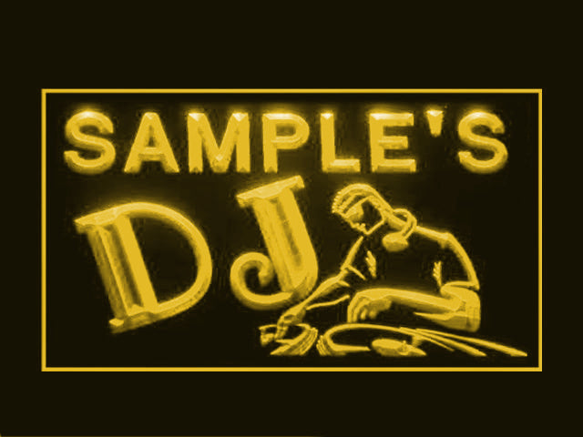 270061 DJ Disc Jockey Home Decor Open Display illuminated Night Light Personalized Custom Neon Sign 16 Color By Remote