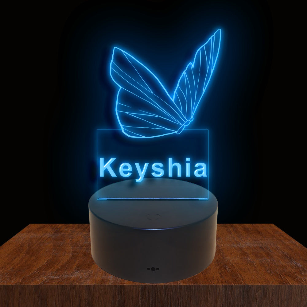 275018 Butterfly Personalized Custom Neon Sign Night Light Home Decor Bedroom Child Baby Room Display 16 Color By Remote