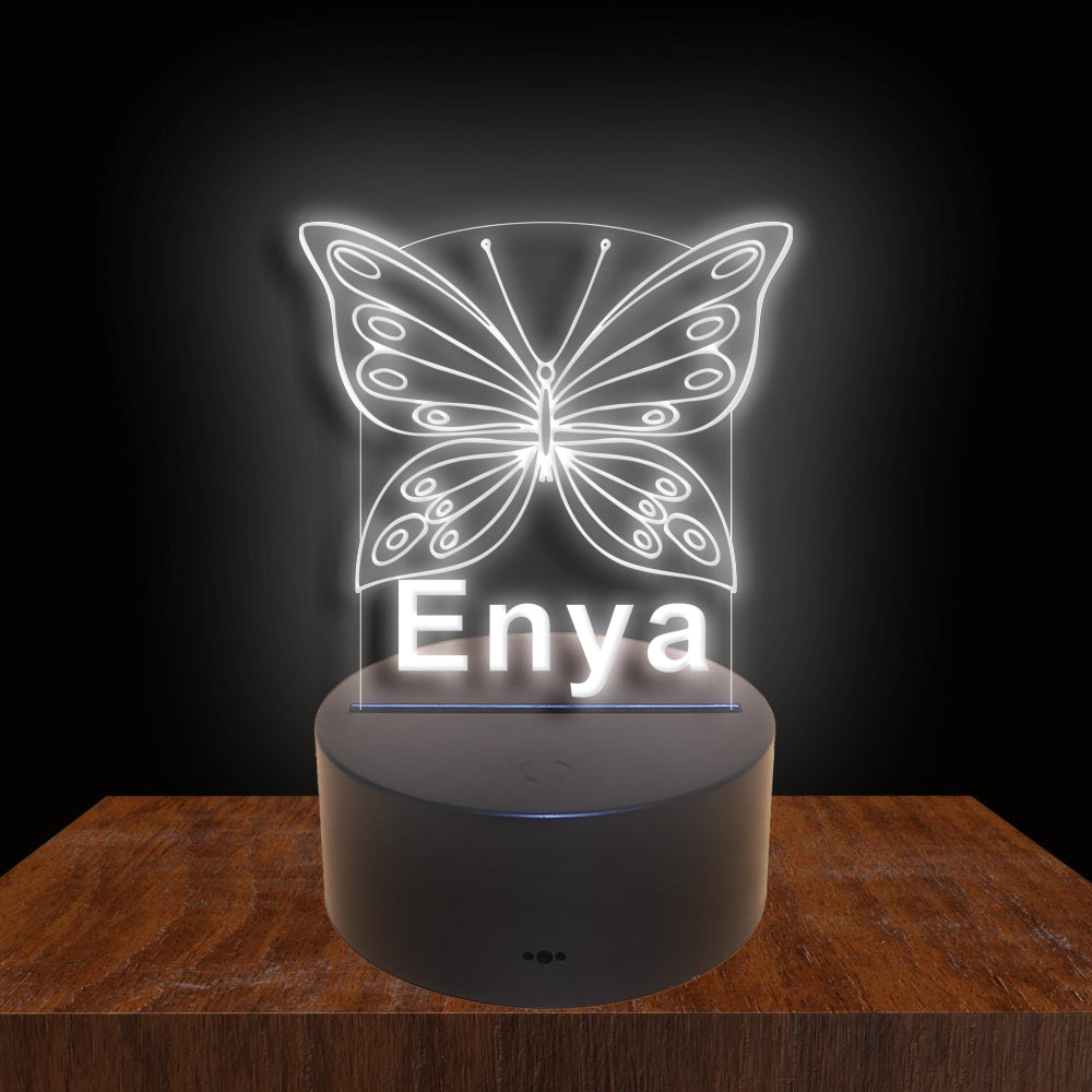 275019 Butterfly Personalized Custom Neon Sign Night Light Home Decor Bedroom Child Baby Room Display 16 Color By Remote