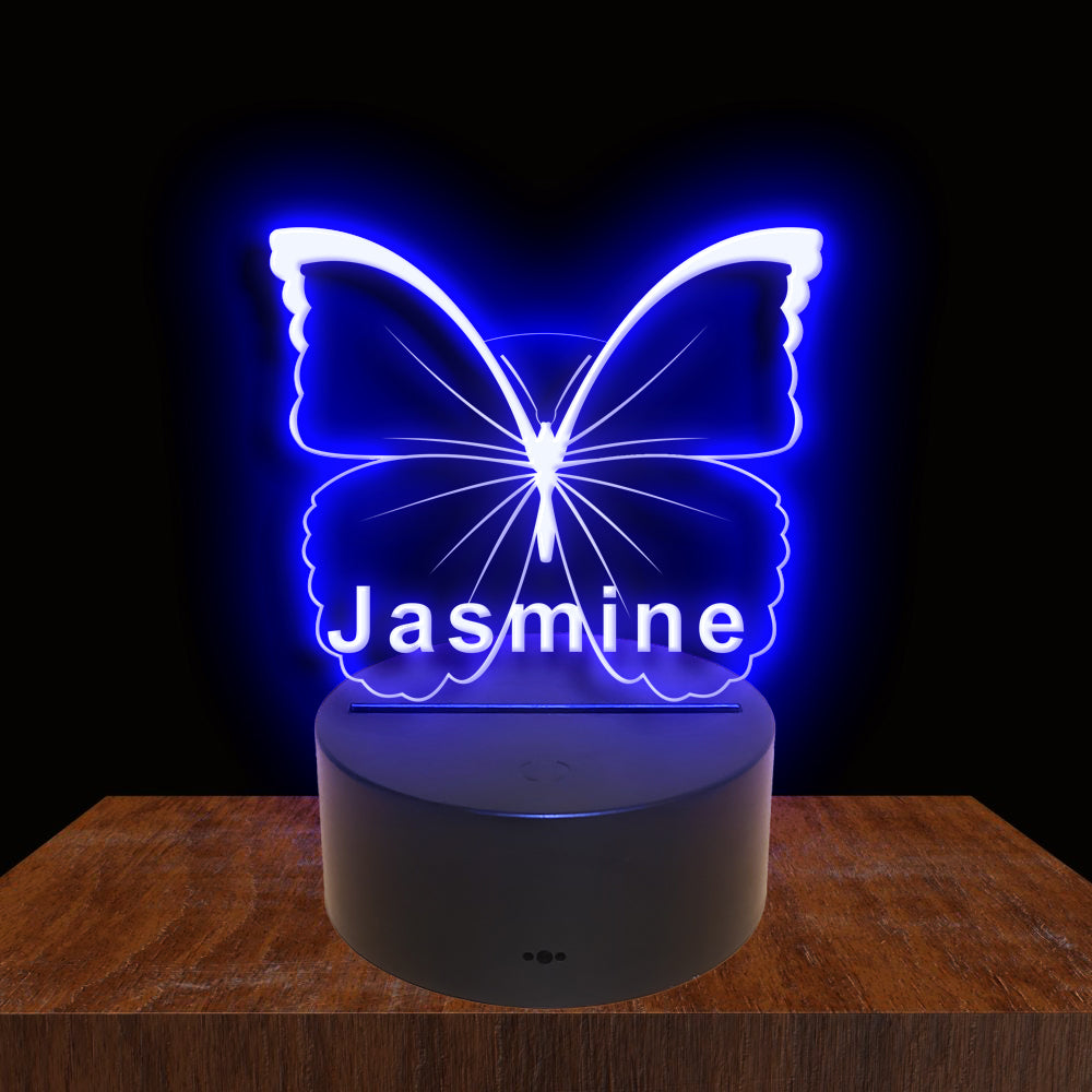 275020 Butterfly Personalized Custom Neon Sign Night Light Home Decor Bedroom Child Baby Room Display 16 Color By Remote