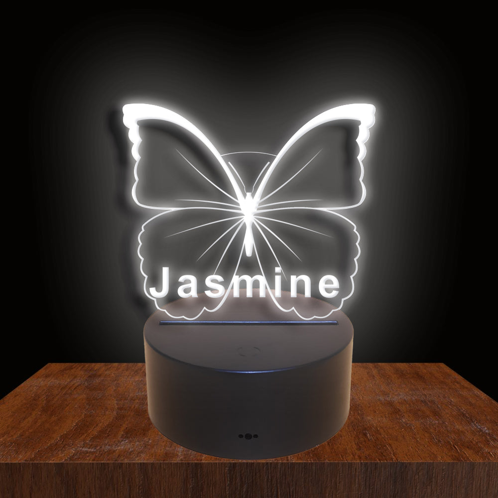 275020 Butterfly Personalized Custom Neon Sign Night Light Home Decor Bedroom Child Baby Room Display 16 Color By Remote