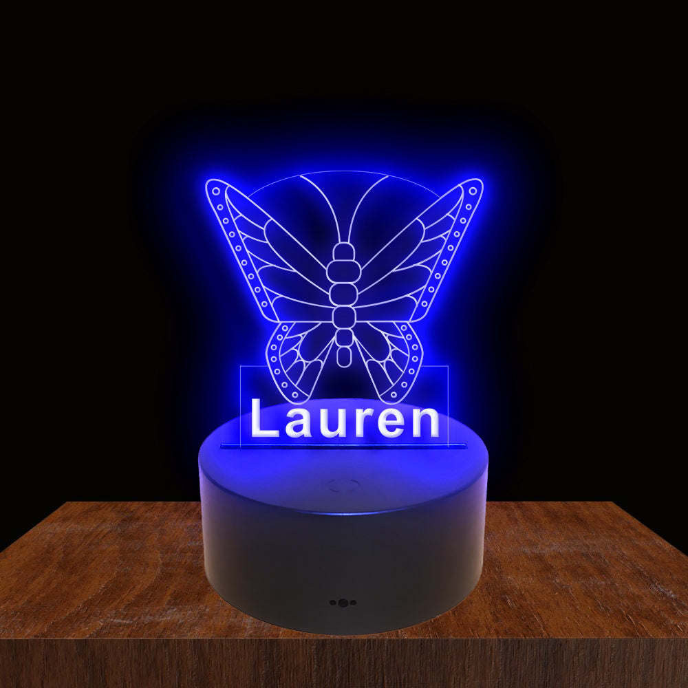275021 Butterfly Personalized Custom Neon Sign Night Light Home Decor Bedroom Child Baby Room Display 16 Color By Remote
