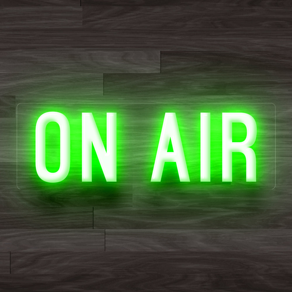 8X0001 On Air Recording Studio Audio Home Decor Display Flexible illuminated Neon Sign