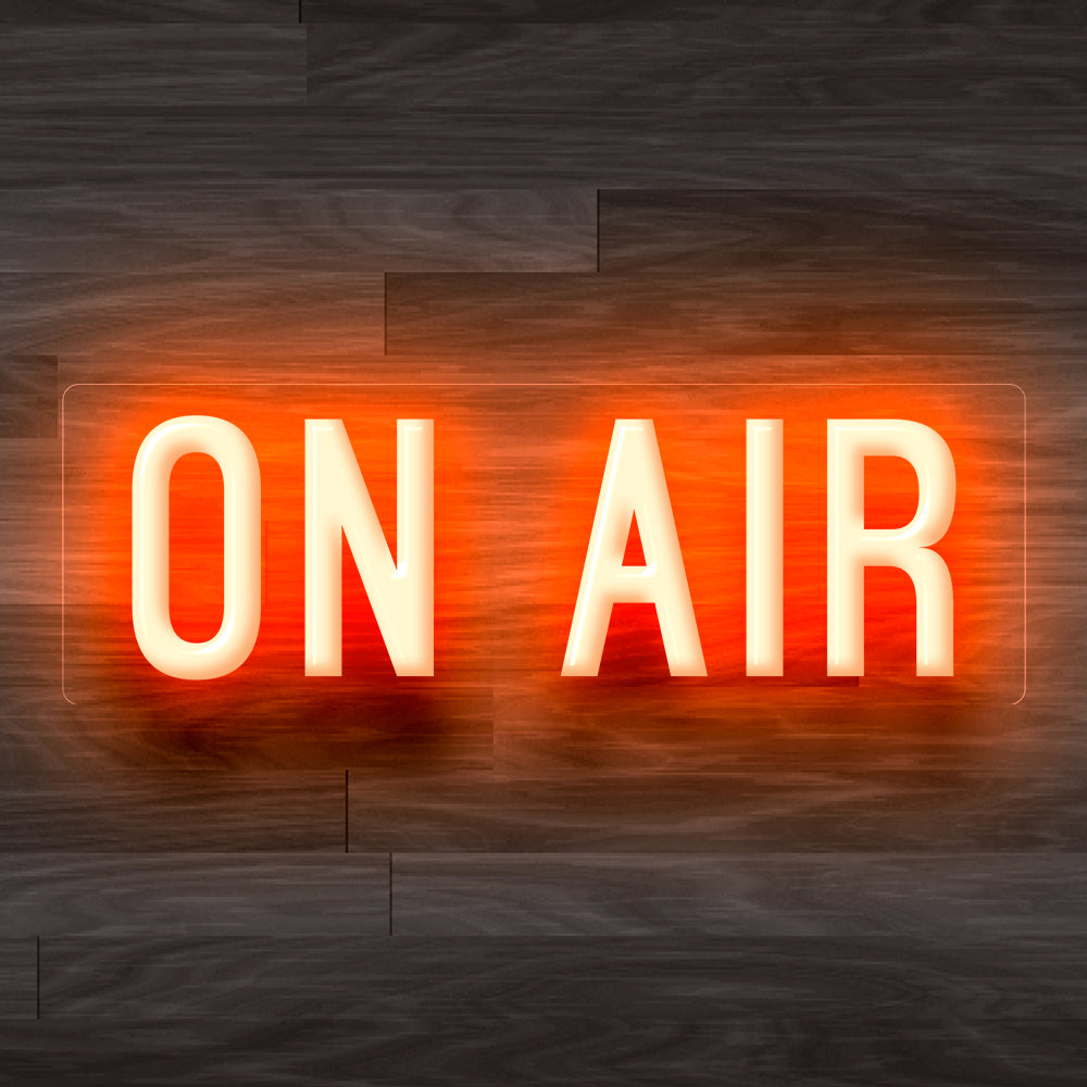 8X0001 On Air Recording Studio Audio Home Decor Display Flexible illuminated Neon Sign