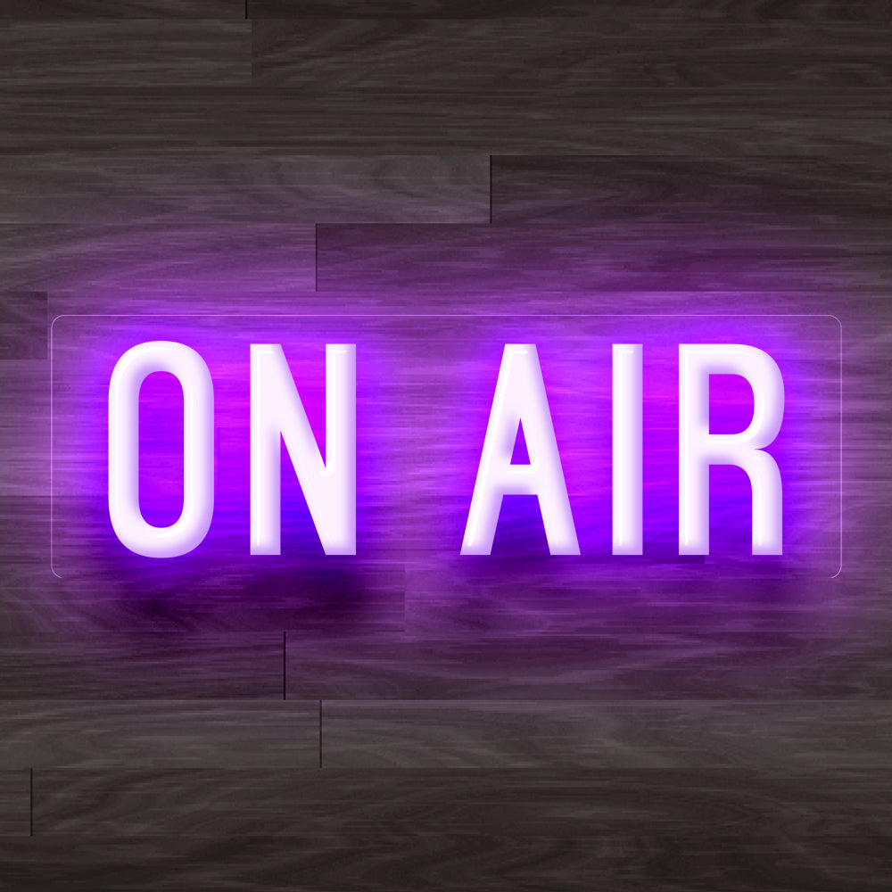 8X0001 On Air Recording Studio Audio Home Decor Display Flexible illuminated Neon Sign