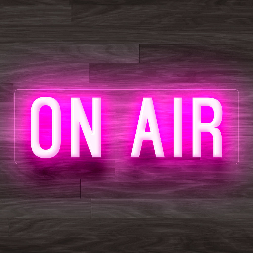 8X0001 On Air Recording Studio Audio Home Decor Display Flexible illuminated Neon Sign