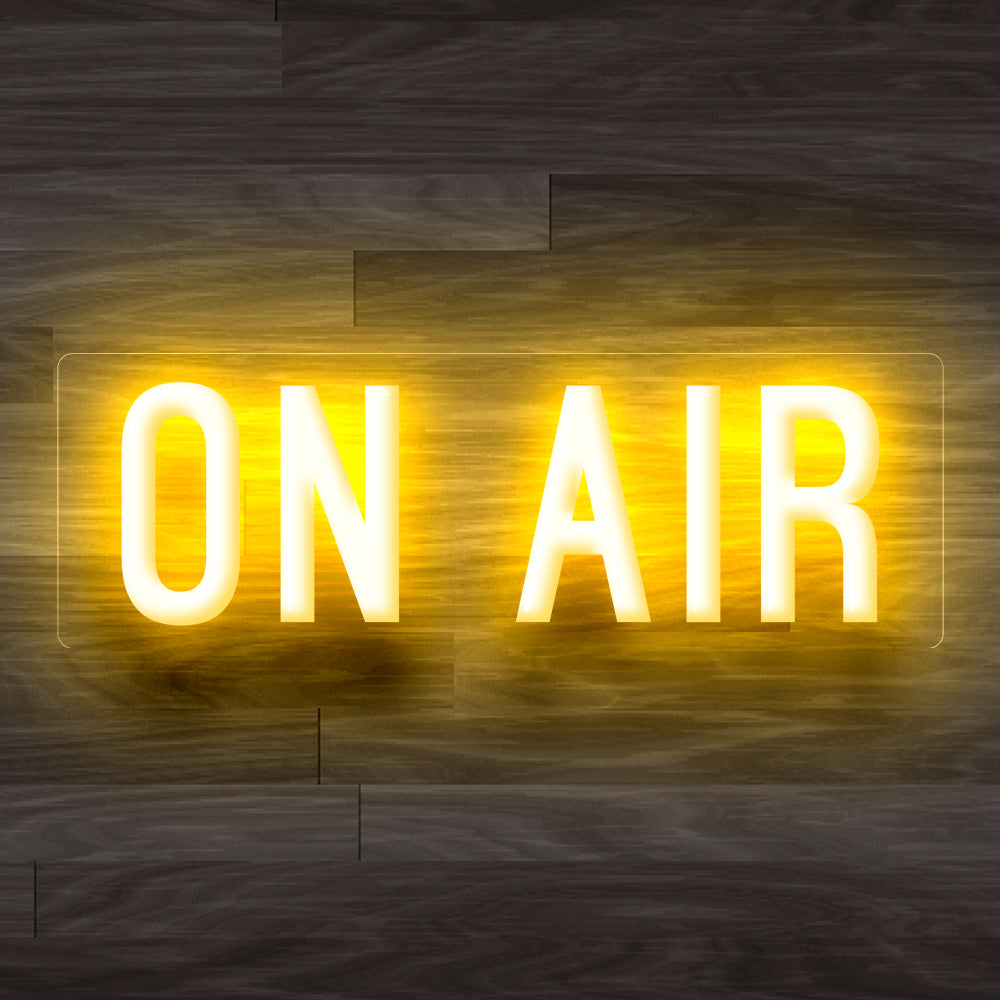 8X0001 On Air Recording Studio Audio Home Decor Display Flexible illuminated Neon Sign