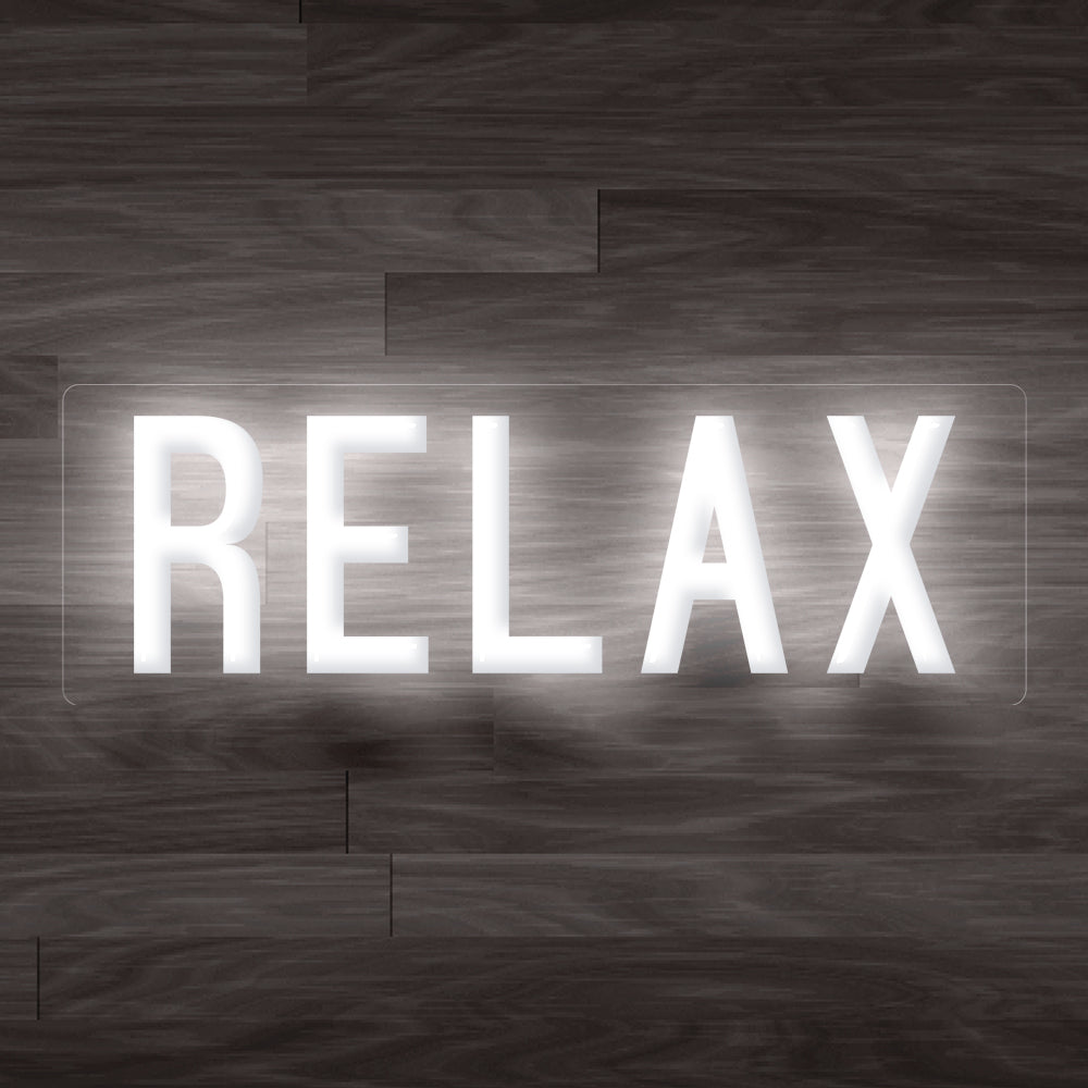 8X0003 Relax Living Room Home Decor Display Flexible illuminated Neon Sign