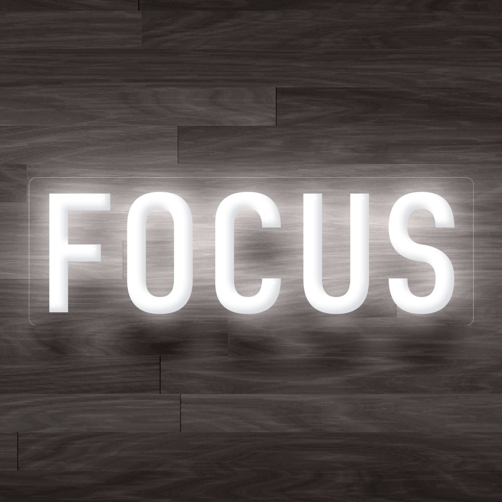 8X0006 Focus Living Room Office Shop Home Decor Display Flexible illuminated Neon Sign