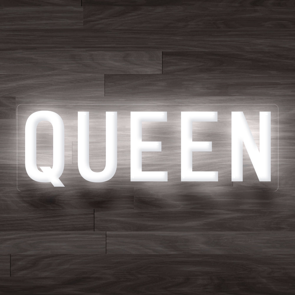 8X0008 Queen Bed Room Shop Home Decor Display Flexible illuminated Neon Sign