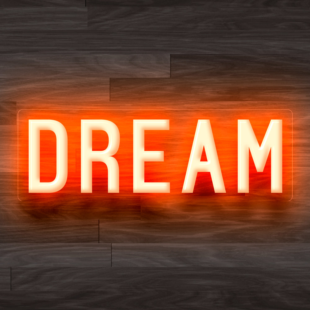8X0011 Dream Room Man Cave Living Home Decor Display Flexible illuminated Neon Sign